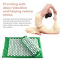 Massager Cushion Massage Yoga Mat Acupressure Relieve Stress Back Body Pain Spike Mat Acupuncture Massage Yoga Mat with Pillow