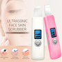 4 in 1 Beauty Kit Professional LCD Ultrasonic Skin Scrubber - 5 in 1 Facial skin care device multifunction Ion -Mini Nano Mister Portable Facial Steamer - Acne Tool