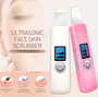 Professional LCD Ultrasonic Skin Scrubber Deep Cleaning Face Scrubber Vibrating Facial Cleansing Skin Spatula Peeling Beauty