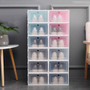 1 PC Thickened Drawer Shoe Storage Box Transparent Plastic Shoe Organizer Case Stackable Rectangle PP Shoe Boxes Organizer #15