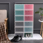 1 PC Thickened Drawer Shoe Storage Box Transparent Plastic Shoe Organizer Case Stackable Rectangle PP Shoe Boxes Organizer #15