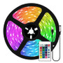 16Colors 5050 LED Strip Lights 0.5-5M 5V USB Waterproof Flexible TV Back Light RGB Colour Changing with 24Key Remote Control