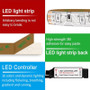 16Colors 5050 LED Strip Lights 0.5-5M 5V USB Waterproof Flexible TV Back Light RGB Colour Changing with 24Key Remote Control