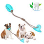 Pet Dog Toys Silicon Suction Cup Tug dog toy Dogs Push Ball Toy Pet Tooth Cleaning Dog Toothbrush for Puppy large Dog Biting Toy
