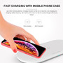 Amstar 3 in 1 Wireless Charger for Airpods Apple Watch 5 4 3 2 1 iWatch 10W Fast Wireless Charging Pad for iPhone 11 Pro XS X 8