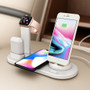 10W Qi Wireless Charger Dock Station 4 in 1 For Iphone Airpods Micro USB Type C Stand Fast Charging 3.0 For Apple Watch Charger