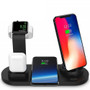 10W Qi Wireless Charger Dock Station 4 in 1 For Iphone Airpods Micro USB Type C Stand Fast Charging 3.0 For Apple Watch Charger