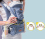 Ergonomic Baby Carrier Infant Baby Hipseat Waist Carrier Front Facing Ergonomic Kangaroo Sling for Baby Travel 0-36M