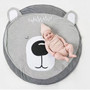 Cartoon Animals Baby Play Mat Foldable Kids Crawling Blanket Pad Round Carpet Rug Toys Cotton Children Room Decor Photo Props