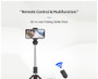 COEEXUS NEW Wireless Bluetooth Selfie Stick 3 in 1 Extendable Handheld Monopod Mini Tripod With Remote Shutter palo selfie