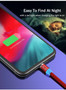 3A Fast Charging Magnetic USB Cable Type C Micro Cable LED Nylon Braided Type-C Magnet Charger For Iphone XS 7 Samsung 1M