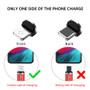 3A Fast Charging Magnetic USB Cable Type C Micro Cable LED Nylon Braided Type-C Magnet Charger For Iphone XS 7 Samsung 1M