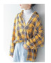 Korean plaid casual long-sleeved shirt jacket