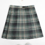 Kawaii pleated plaid high-waist skirt