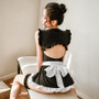 Sexy Japanese Cosplay Uniform temptation backless hollow maid suit