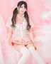 Kawaii Japanese School Girl Pink & White Lingerie Costume Set