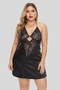 Lace Splicing Plus Size Babydoll