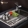 Stainless Steel Foldable Kitchen Sink Rack