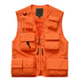 Outdoor Cargo Fishing Vests Multi-pockets Thin Plus Size