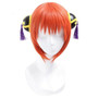 Gintama Kagura Cosplay wig 30CM Orange