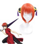 Gintama Kagura Cosplay wig 30CM Orange