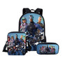 3PCS/Set  Battle Royal Student Backpack