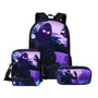 3PCS/Set  Battle Royal Student Backpack