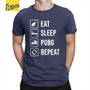 Eat Sleep PUBG Repeat T Shirts