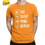Eat Sleep PUBG Repeat T Shirts