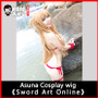 100cm long wig Sword Art Online Cosplay Wig Asuna