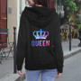 Couple QUEEN KING  Lover Hoodies