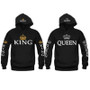 Couple Matching Hoodie King and Queen