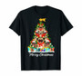 Santa Pug Christmas Tree T-Shirt