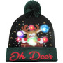 LED Christmas Light Up Knitted Beanie