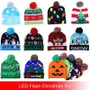 LED Christmas Light Up Knitted Beanie