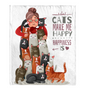 Cats make me Happy - Blanket, totes bag