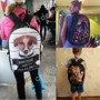 Brown Girl School Backpack Women Book Bag