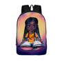 Brown Girl School Backpack Women Book Bag