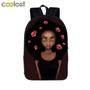 Brown Girl School Backpack Women Book Bag