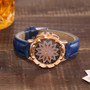 Rose Gold Flower Rhinestone Watch Luxury