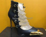 Patent Leather Ankle Boots Stiletto Heel Ankle Boots High Heel Dress Shoes