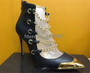 Patent Leather Ankle Boots Stiletto Heel Ankle Boots High Heel Dress Shoes