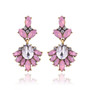 Drop rhinestone earrings