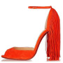 Tassel fringe Open toe sandals