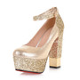 Bling Upper High Heels