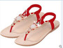 Classic rhinestone 35-42 women shoes flat sandals 278