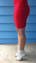 CLASSY BANDAGE SKIRT - RUBY