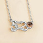 JOSEOD Sterling Silver 100 Language Love Necklace