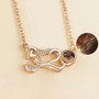 JOSEOD Sterling Silver 100 Language Love Necklace