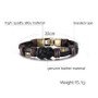 Loki Viking Vintage Men's Leather Bracelet